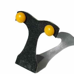 Vintage Butterscotch Bakelite Earrings